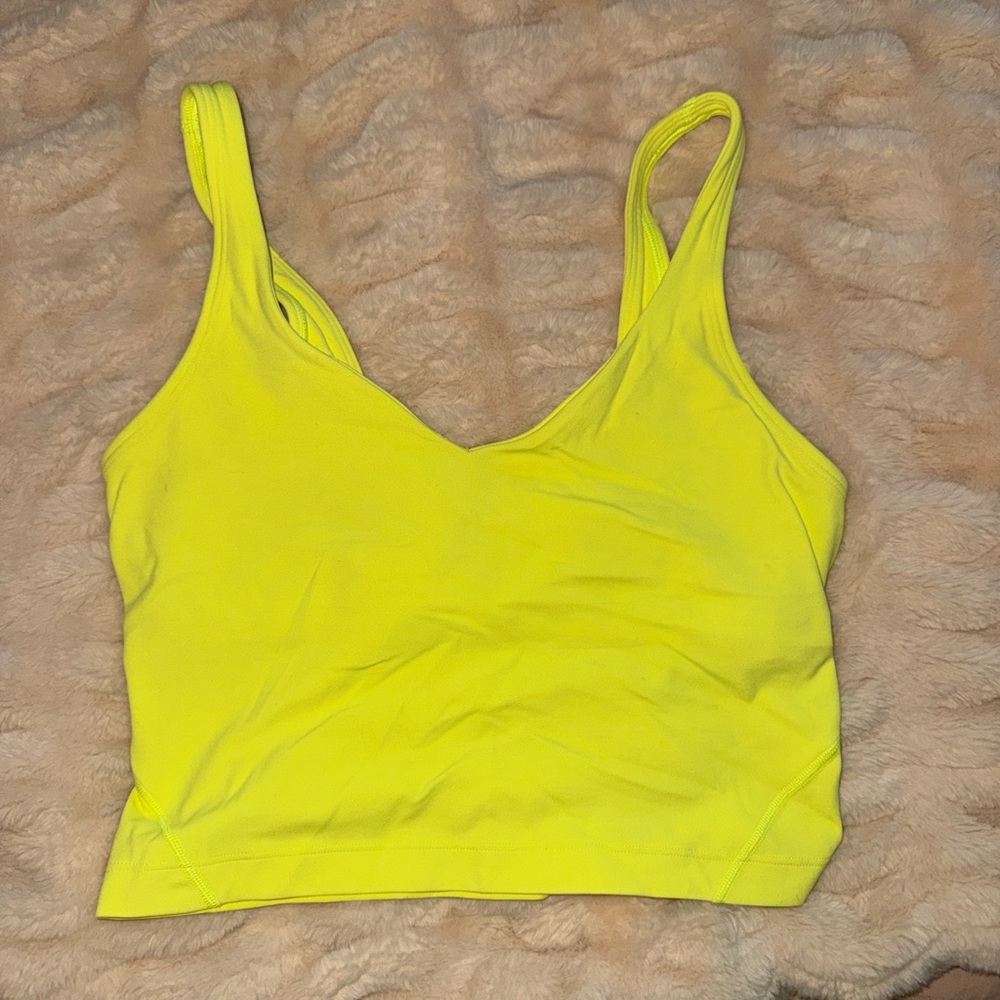 lululemon athletica Yellow Tank Top